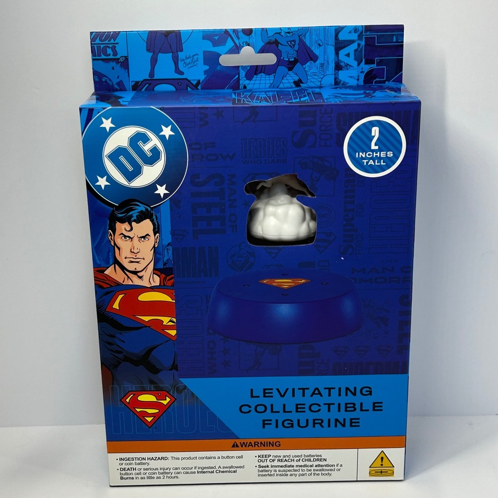 DC Comics Krypto the Superdog Levitating Collectible Figurine LED Sound New